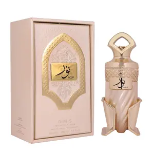 RIIFS NOOR Women's 100ML EDP - Elegant Floral Oriental Scent, Floral Arabian Fragrance, Caramel Mix, Sweet Milk Notes, Vanilla Base, Long-Lasting Wear