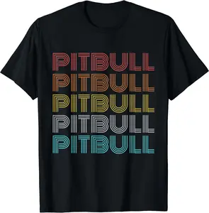 Retro Vintage Pitbull T-Shirt, Gift Tee, Funny Tee, Size S-3XL