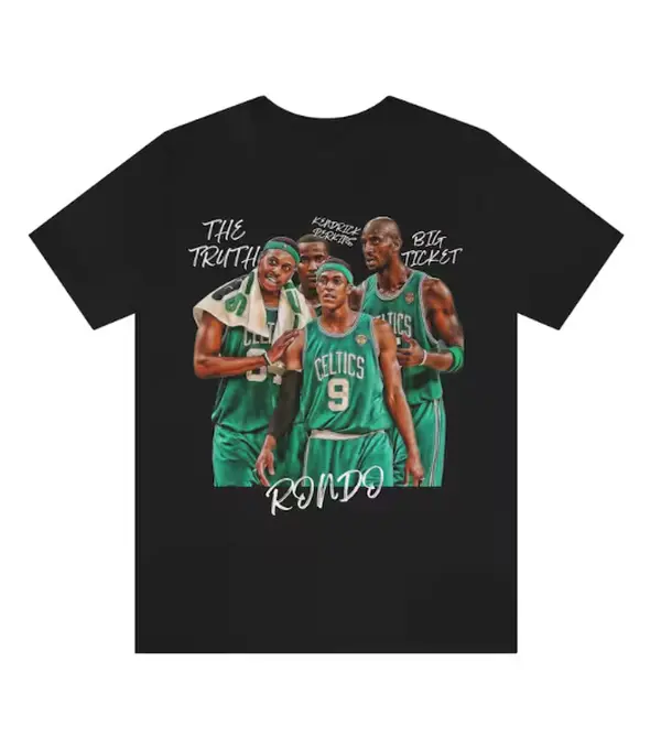 Boston Celtics T Shirt , Basketball tee , Commemorating the 2008 NBA Championship with Paul Pierce , Rajon Rondo, and Kevin Garnett , Basketball tee, Basketball shirt , Basketball Fan