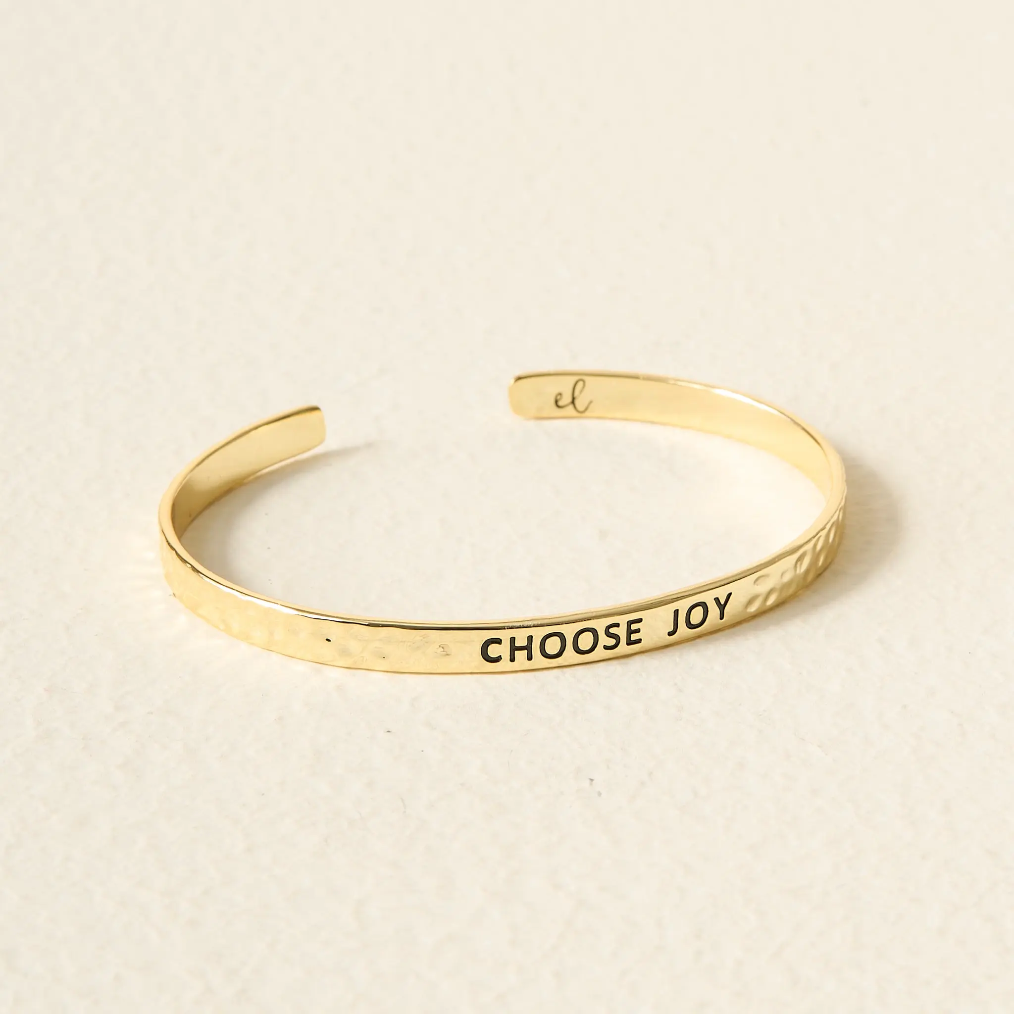 Little Reminder Cuff, Elegant Jewelry Bracelet, Golden Adjustable Cuff Bracelet with "You Are Loved" "Stay Golden" Inspirational Messages for Shirt Accessory
