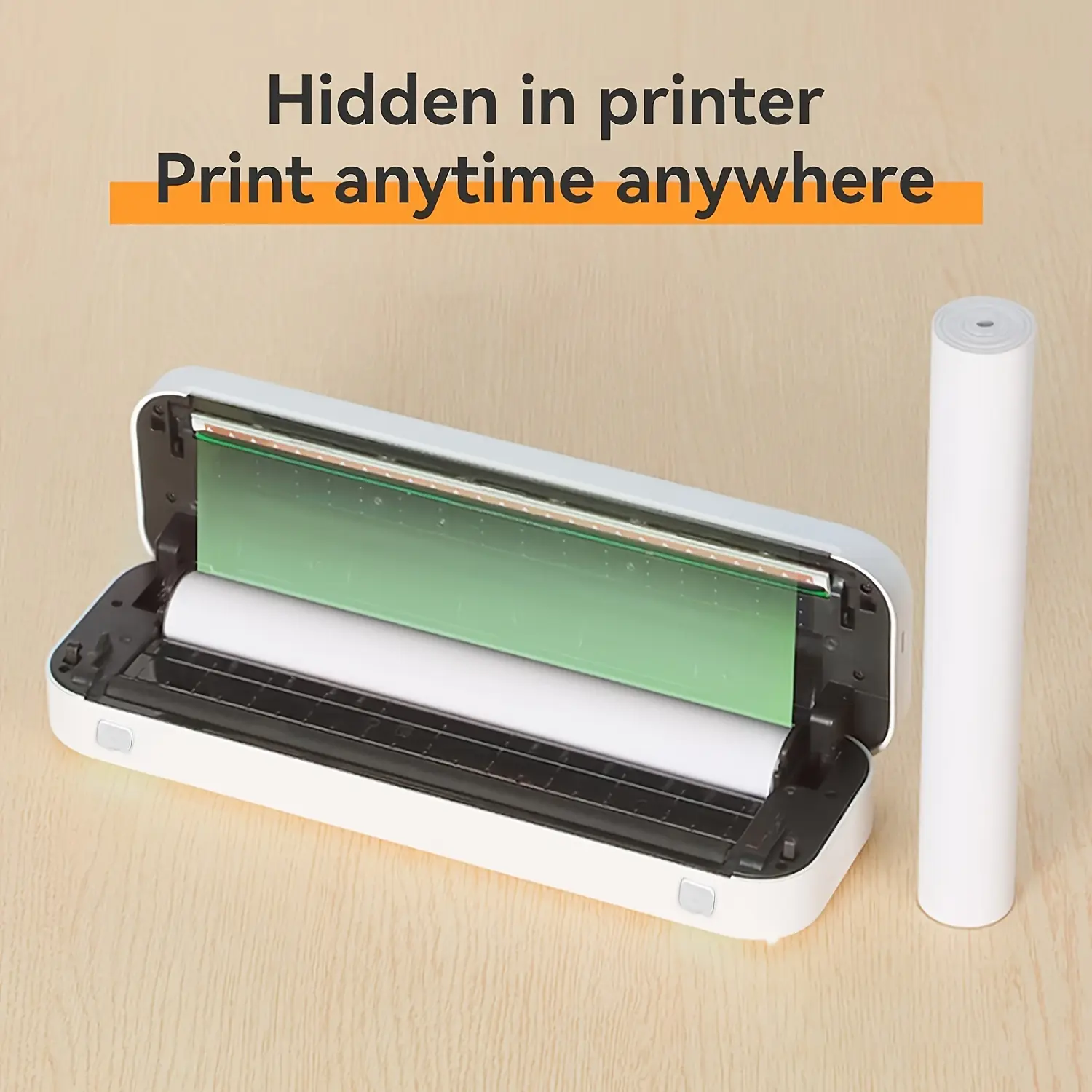 A4 Ink-Free Thermal Printer Paper - 3 Rolls (100 Sheets/Roll) for Office Business Users, Compatible with MT890 Series, Ideal for Receipts Shipping Labels Daily Paperwork, Economical Consistent Clarity Printing, Printer Not Included