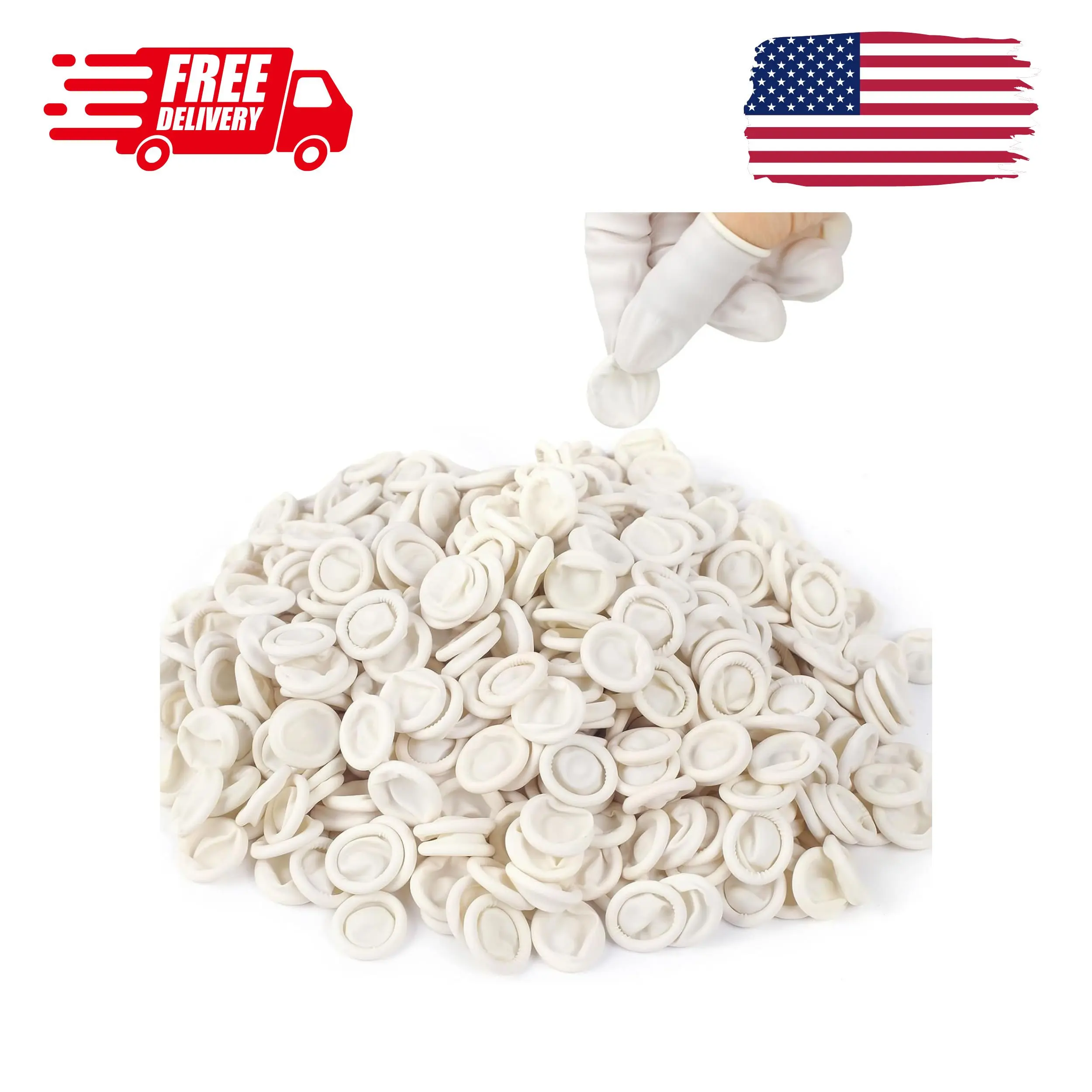 Finger Cots Disposable(Approx 480pcs), Medium Finger Protectors