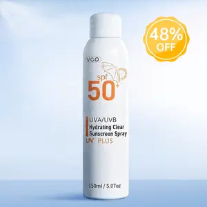 VGO-Hydrating Clear Sunscreen Spray  SPF50+++  Quick film-forming Lightweight and moisturizing Easy to spread-A