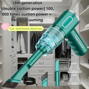 Upgraded Portable Wireless Handheld Vacuum Cordless Cleaner, High Power USB Fast Charging, Multi-Functional Design for Home Office Car Use Compact design, lightweight suction, efficient filtration, durable construction, home organizer