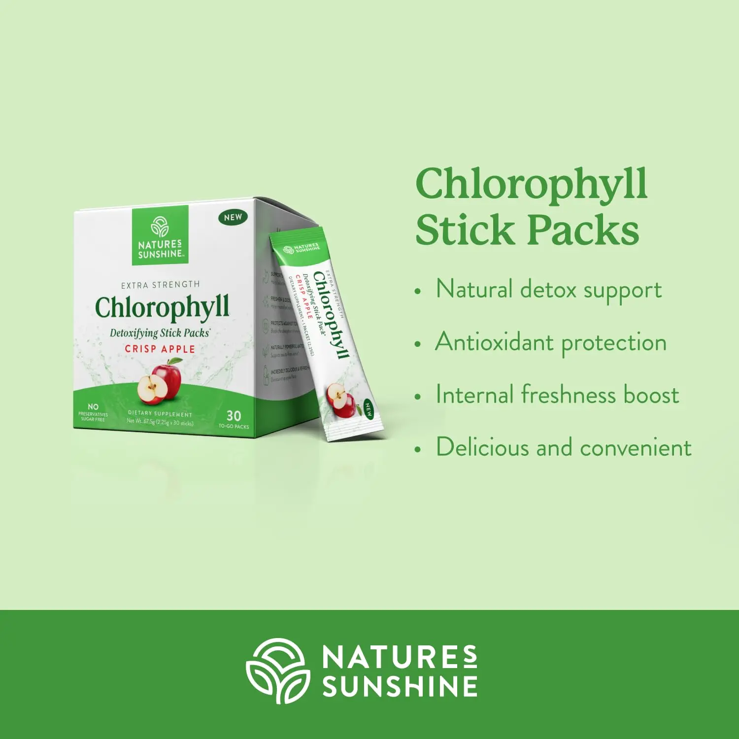 2 Pack: Crisp Apple Chlorophyll - TikTok Shop
