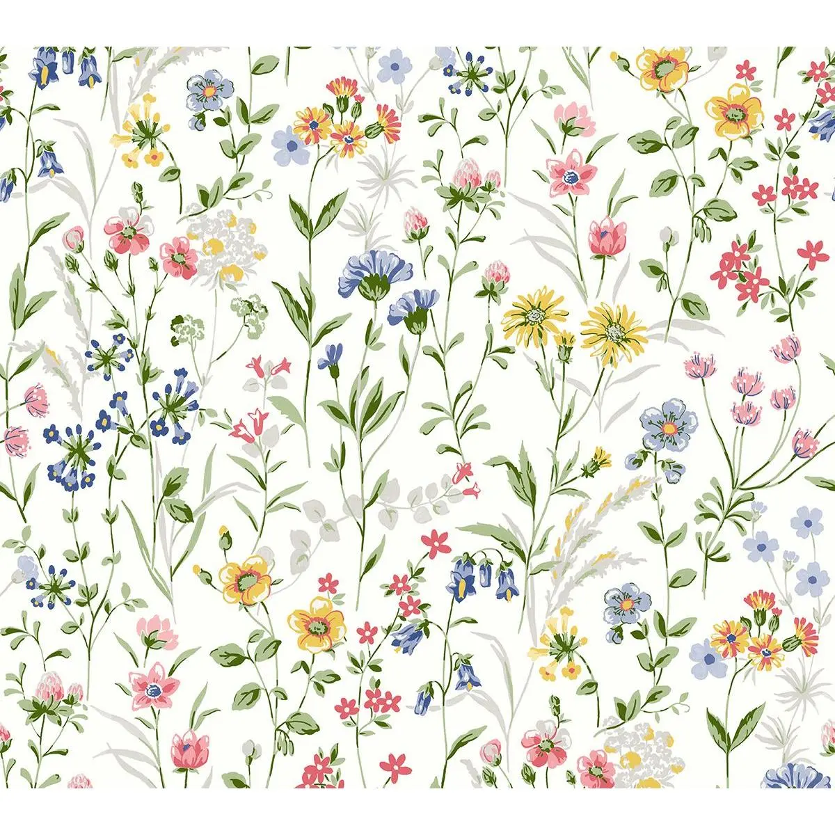 NextWall Wildflowers Peel and Stick Wallpaper NextWall Wildflowers Peel and Stick Wallpaper