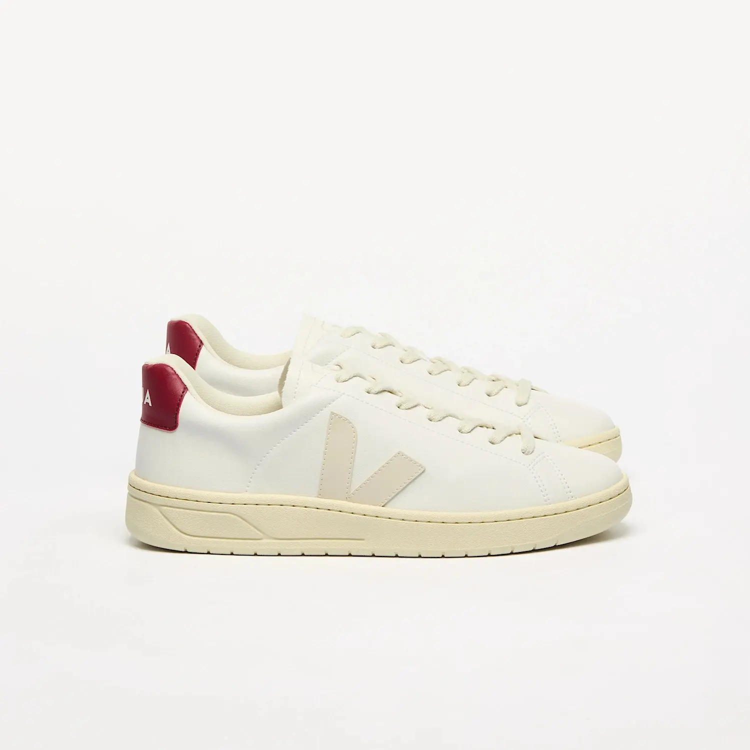 Veja Women's URCA CWL in White Pierre Marsala Veja Women's URCA CWL in White Pierre Marsala