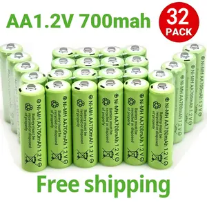 Brand New 1.2V 700mAh AA Ni-MH USB Rechargeable Batteries, Portable Reusable Cells for Remote Controls, Mice, Alarm Clocks, Mics & Solar Lights, Practical Valentine's Day Gift for Men