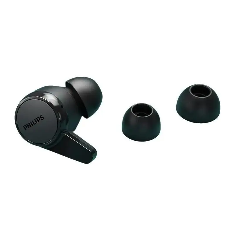 PHILIPS True Wireless Earbuds - Electronic Audio Headphones with 18 Hours Playtime, IPX4 Water Resistance, Instant Charging, Black, Water Resistant
