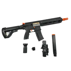 HK416 electric toy Gel Blaster, fun toy, non removable orange muzzle