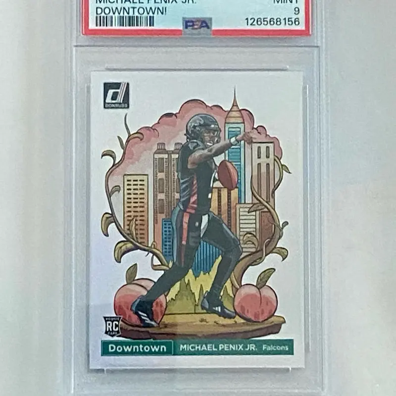 Michael Penix Jr Rookie Downtown PSA 9 - 2024 Donruss Football