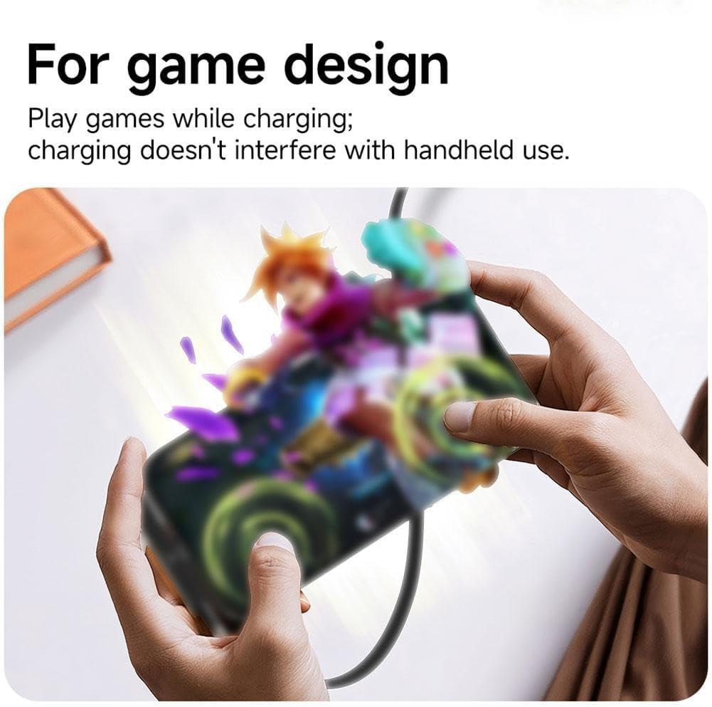 Invisible Phone Stand Charging Cable,240W Type C Multi Charger Cord with 360° Adjustable Stand,Detachable 2-in-1 Stand Adapter for Gaming,Office Desk,Car,Travel Essentials