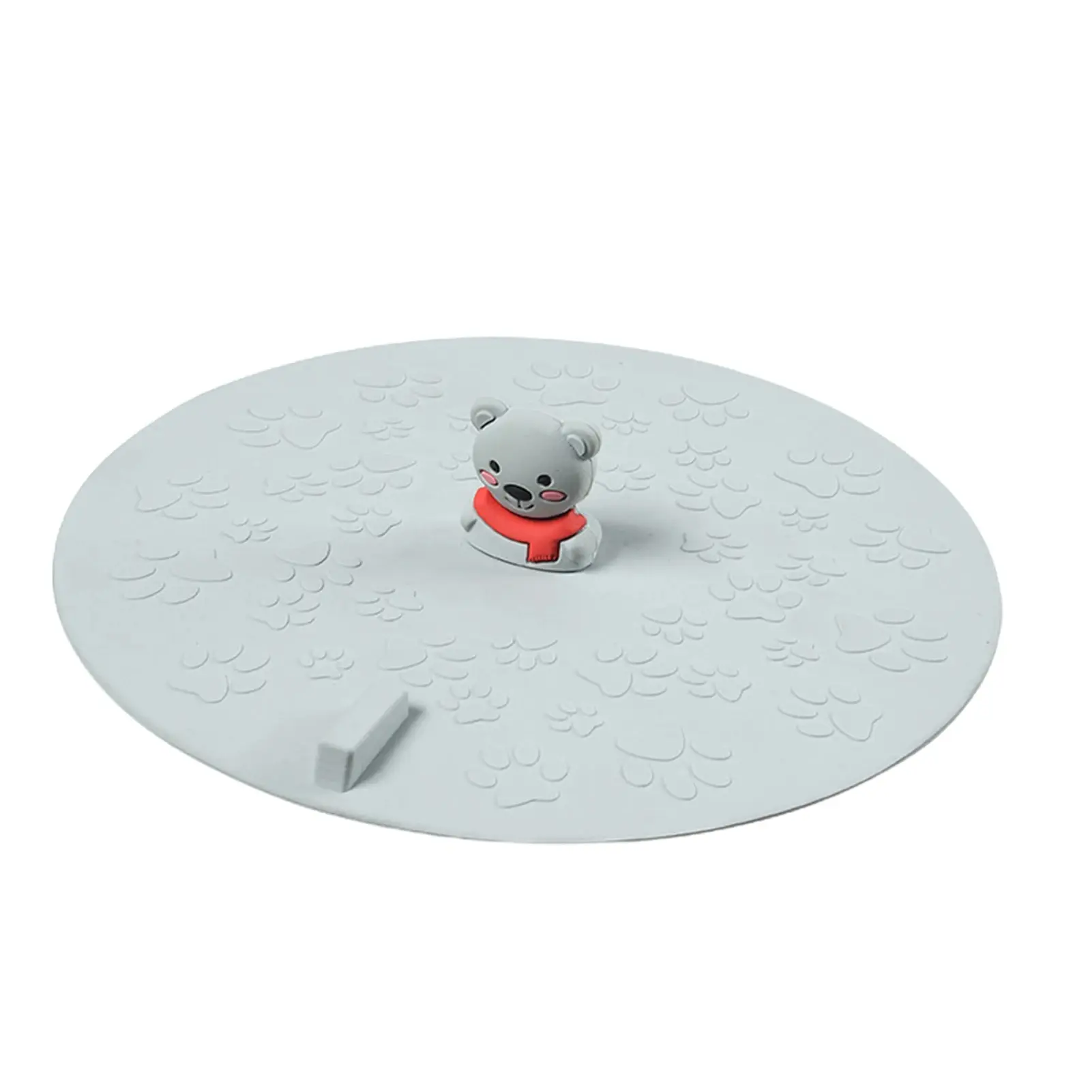 Cartoon Deodorant Floor Drain Cover Sink Plug Anti-clogging Bathtub Pool Strainer Hair Stopper Sewer Round for Kitchen Bathroom Light