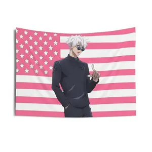 Gojo Satoru Jujutsu Kaisen tapestry Cotton Decor Decorative Light summerwins