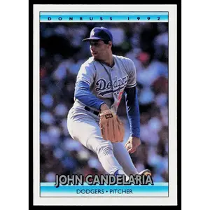 John Candelaria 1992 Donruss #125 Los Angeles Dodgers