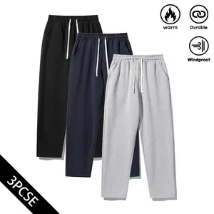 Men’s loose casual sweatpants—versatile street-style joggers with a relaxed fit. Gray loose sweatpants featuring an elastic waistband and fleece lining. Suitable for styling, everyday wear at home, and weekend outings.