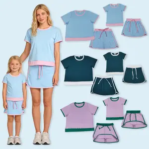 Mama And Me Matching Family Clothes Adult Casual Wear Summer Set Women Apparel Girls Vacation Clothes