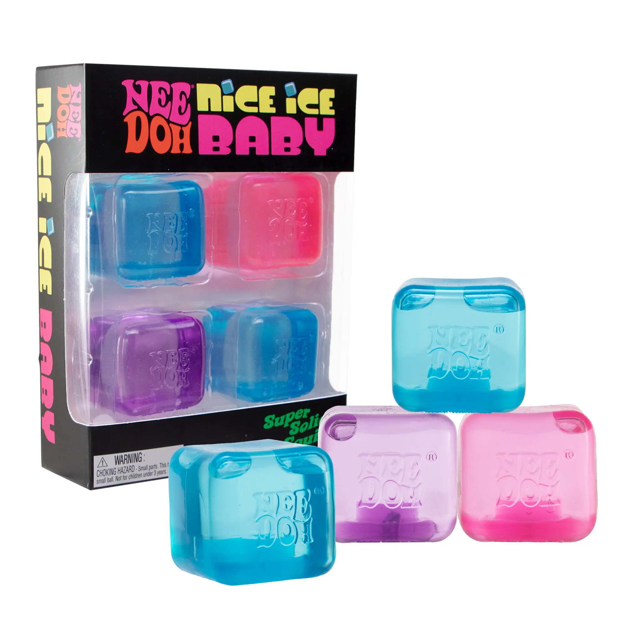 NeeDoh Nice Ice Baby 4 Pack - Collectible NeeDoh Nice Ice Baby 4 Pack - Collectible