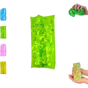 Slippery Water Pipe Squishy Stress Balls, Creepy Wriggling Snake Squishy Toys for Anxiety Relief, Gift for Office Desk Classroom Prize Party Favors (2#Green)