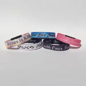 Daily Bible Verse Bracelets by Ranciilili Christian Bracelet For Men and Women |  NFC Bracelet | Motivational Bracelets Audio Wearable Bible Band| Easter Gift