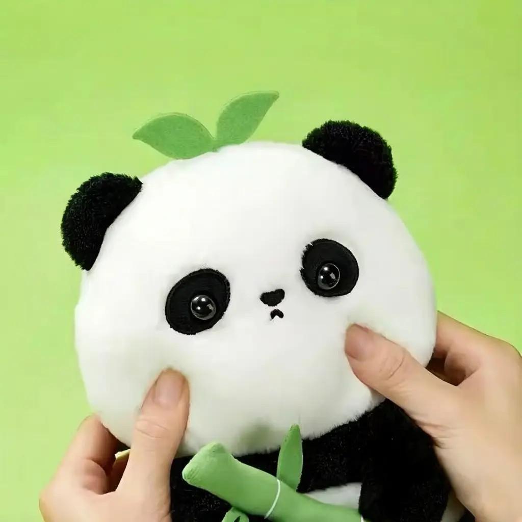 MINISO Dazed Panda Sitting Plush Doll - Super Soft Cuddly Cute Figurine, Perfect Family Gift & Healing Companion MINISO Dazed Panda Sitting Plush Doll - Super Soft Cuddly Cute Figurine, Perfect Family Gift & Healing Companion