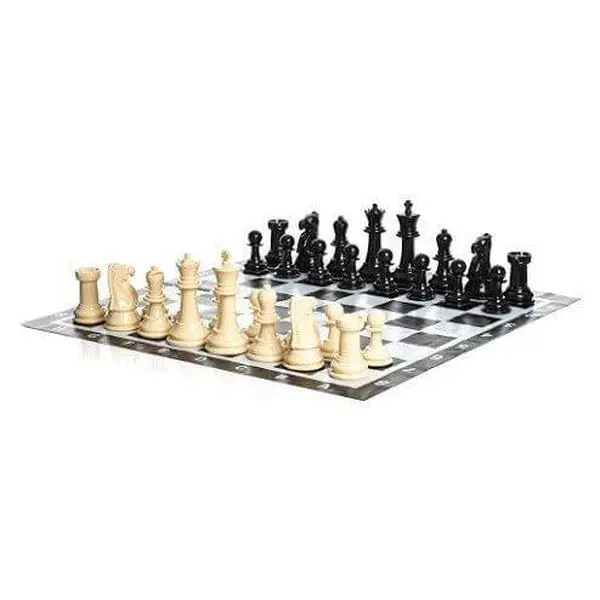 Giant Chess Set 8 Inch Plastic Indoor Outdoor — MegaChess