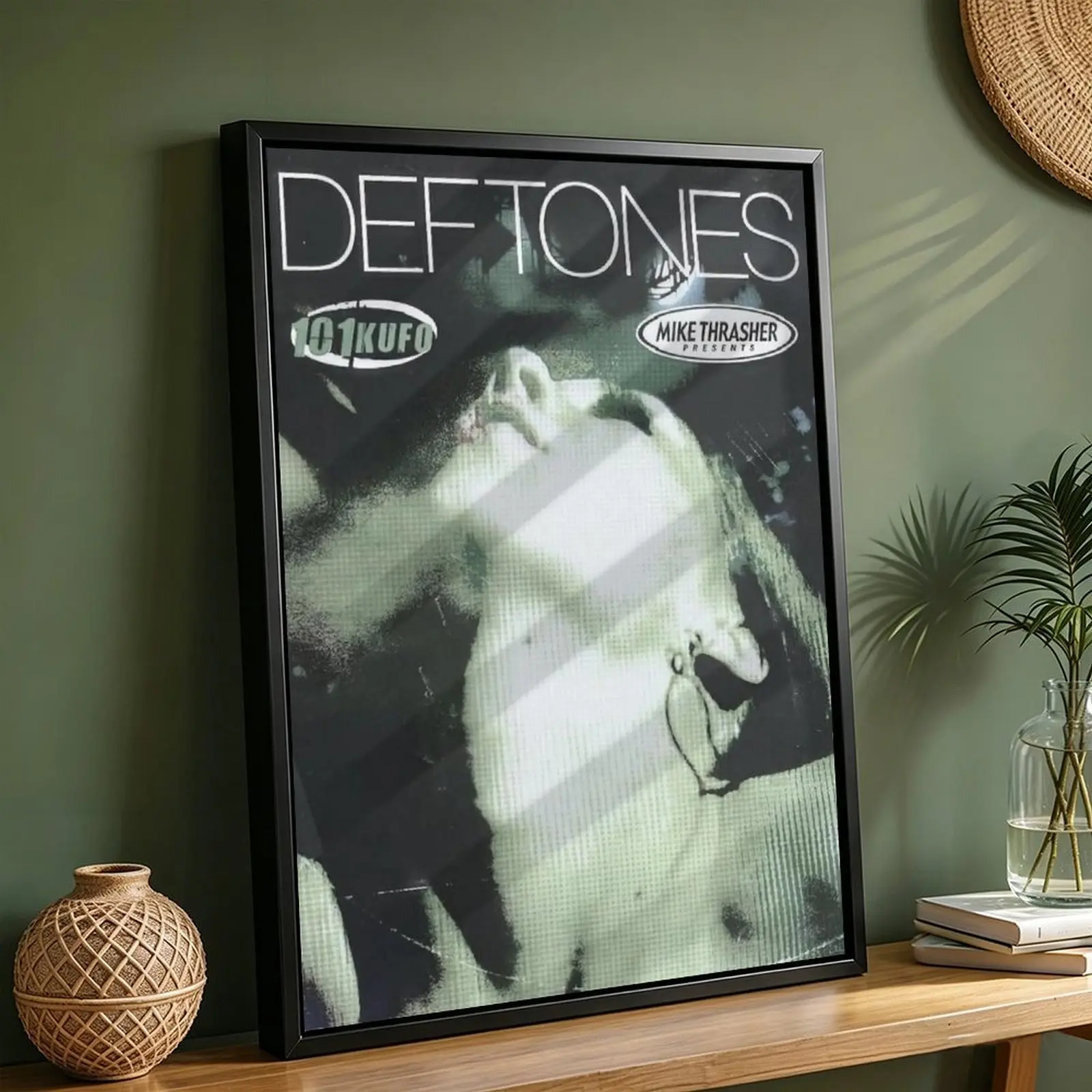 Deftones Rock Band Vintage Concert Canvas Printing Wall Art Grunge Music Prints Retro Monochrome posters for Living Room Studio Dorm Office Wall Decor cool stuff for room bedroom decor Indie Music Lover Gift fall decor 2026