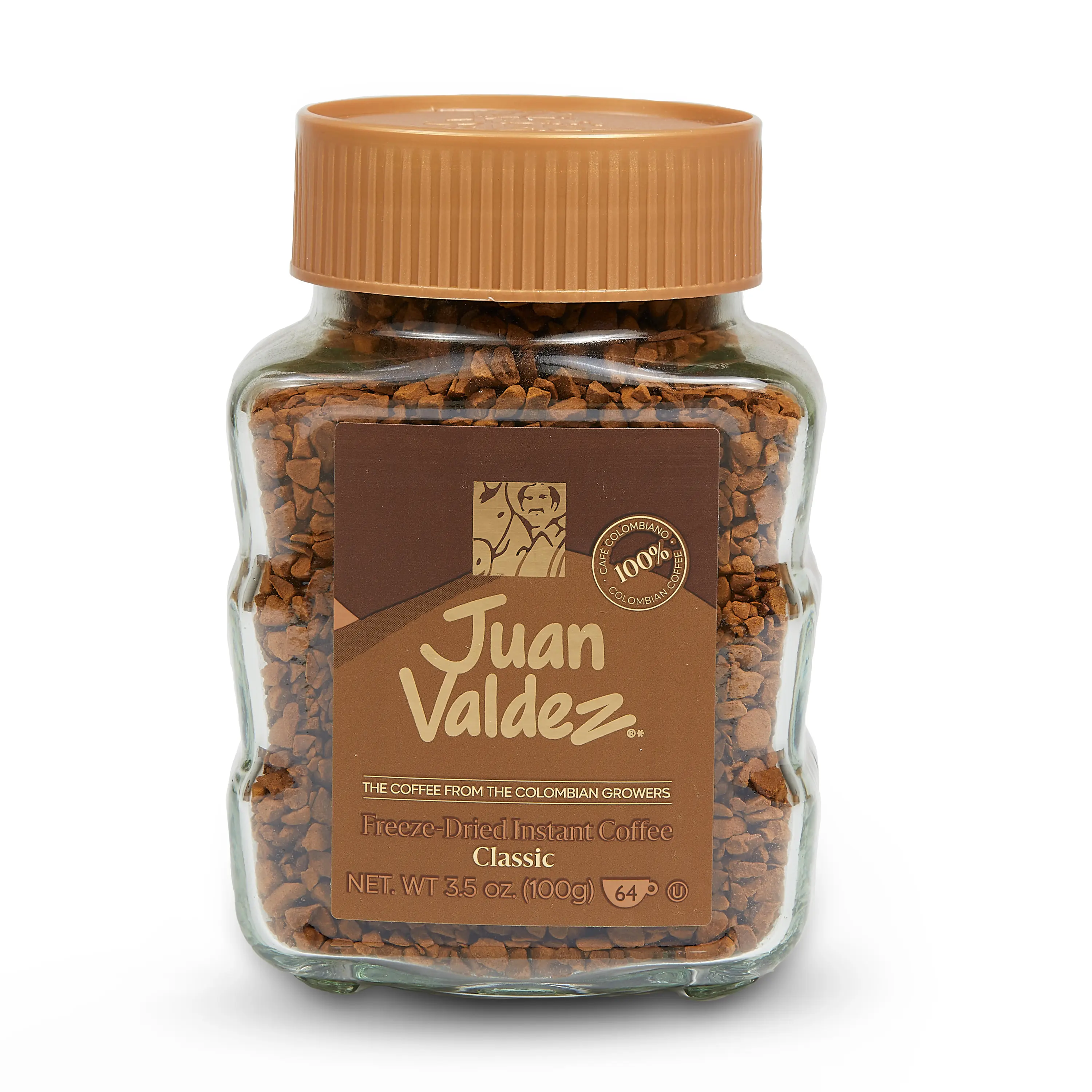 Juan Valdez Instant Coffee, Classic Freeze Dried 3.52 Oz