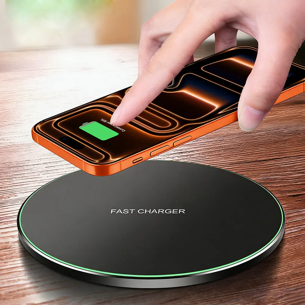 Wireless Charger, 20W Max Fast Wireless Charging Pad for iPhone 17 Pro Max 16 15 14 13 12 11 X 8; Phone Wireless Charge Mat for Samsung Galaxy S26 S25 S24 S23 S22 And All Wireless Charging Standards Smartphones