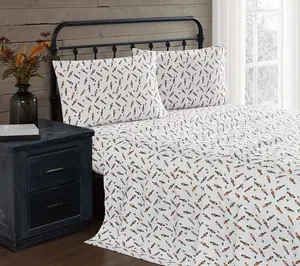 Truly Soft Nutcrackers Full Flannel Sheet Set