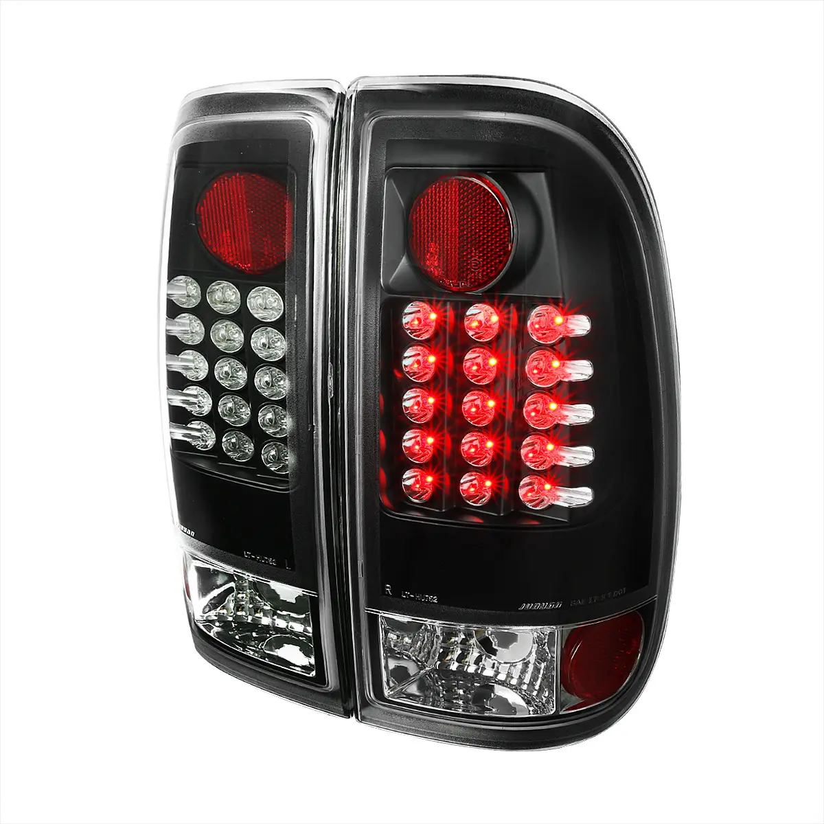2008-2016 F-250/F-350/F-450/F-550 Super Duty LED Tail Lights (Matte Black Housing/Clear Lens) 2008-2016 F-250/F-350/F-450/F-550 Super Duty LED Tail Lights (Matte Black Housing/Clear Lens)