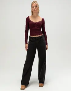 ABRAND 99 Low Rise Womens Baggy Jeans