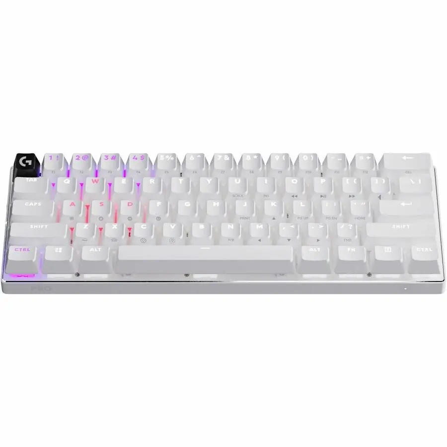 Logitech G PRO X 60 LIGHTSPEED Wireless RGB Gaming Keyboard White 920012169