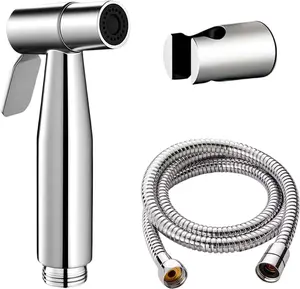 Handheld Bidet Douche Shower  for Toilet,  Stainless Steel Bidet Sprayer, Hand Held Toilet Washer Bathroom Hand Shower Shattaf Sprayer Muslim Shower for Personal Hygiene