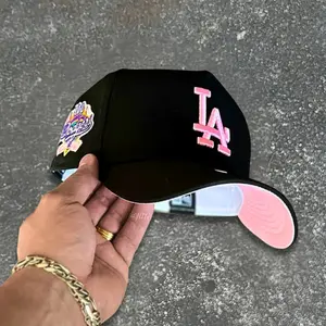 New Era Los Angeles 9FORTY New York Yankees Black and Pink MLB Cap - Adjustable Classic Baseball Hat