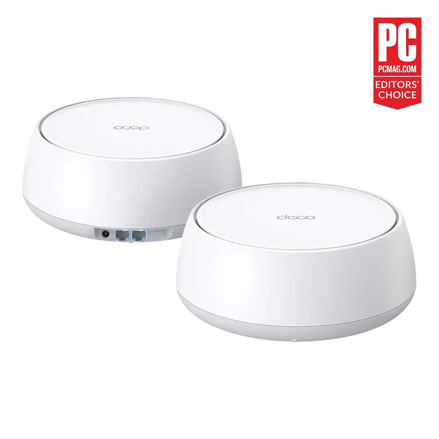 TP-Link Deco BE25 (2-pack) Deco 7 BE5000 Dual-Band Wi-Fi 7 Mesh System | BE5000 Speeds | 4-Stream 5Gbps | 4600 Sq.Ft Coverage | 2×2.5G Ports + VPN,MLO, AI Roaming | HomeShield Security