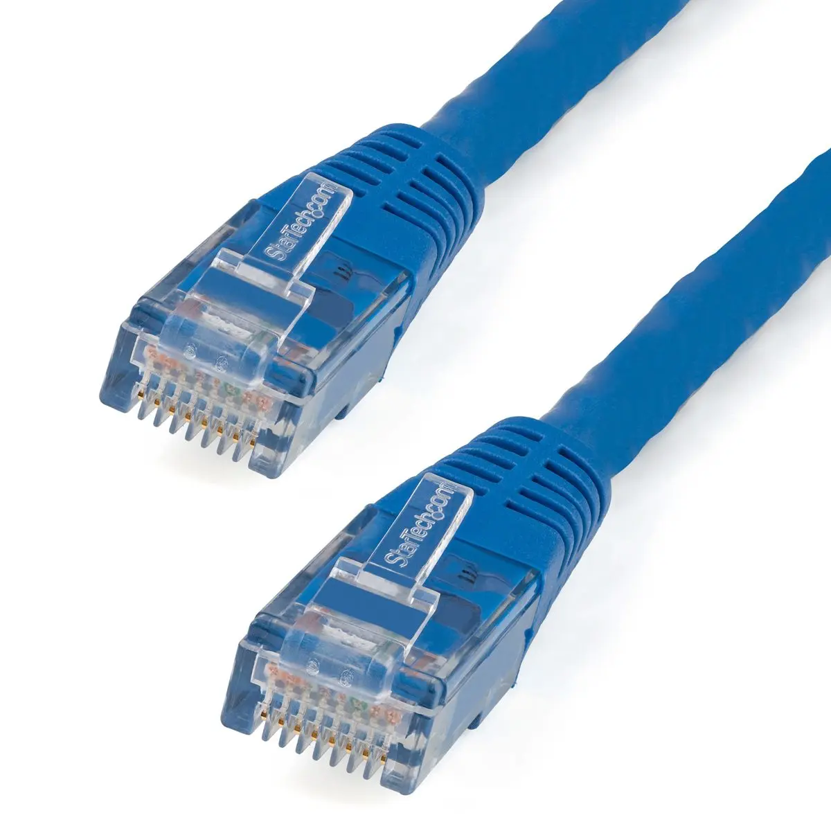 StarTech 15' Molded Cat6 UTP Patch Cable with RJ-45 Male Connectors, 24 AWG, ETL Verified, Blue