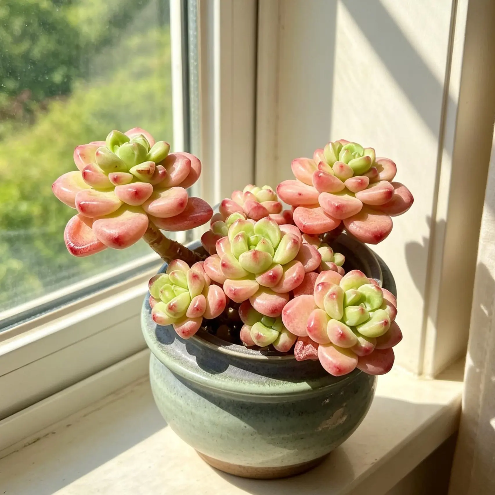 Sedeveria ‘Shangri La’ Live Succulent Plant – Rare Colorful Succulent, Bare Root (No Pot), Easy Care, Beginner Friendly, Indoor Plant, Home & Garden Decor, Plant Lover Gift, Drought Tolerant Succulent