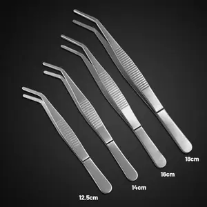 Jewelry Tweezers Professional Stainless Steel high quality Tweezers for DIY Dressing Assisted Straight Elbow Clamp Tool