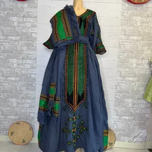 Ethiopian traditional wollow Raya dress የወሎ እራያ ቀሚስ