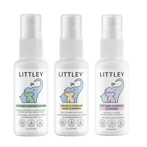 Littley Introductory Sample Pack - Pacifier Cleaner + Hand Cleanser + Toy Cleaner - 3 Pack of 2oz (6oz)