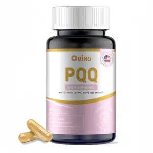 PQQ White Tomatoes Supplement - 20mg PQQ, Vitamin E, Non-GMO, Gluten-Free, 60 Capsules Edible Dietary Fitness Healthcare Skin Care Organic