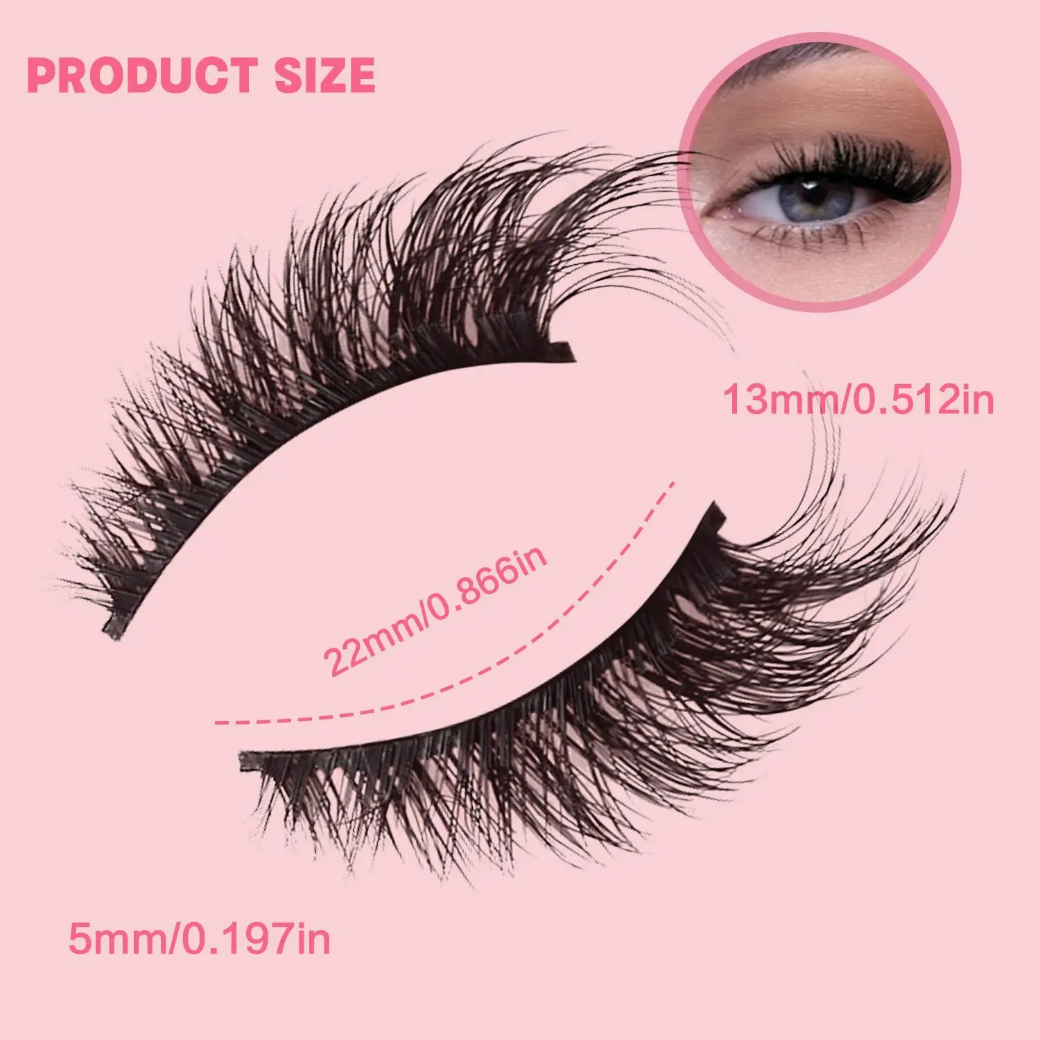 30 Pairs Half Cat Eye Lashes, Natural Wispy Flare for a Fox Eye Makeup Look, Reusable False Eyelashes with Soft Black Band, Eyelashes Extensions, Lash Extension, Cosmetic