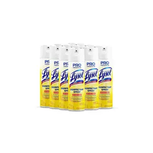 Professional Lysol Disinfectant Spray Original Scent 19 oz - 12 PACK