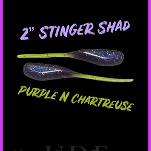 2” Stinger Shad Series Upper Deck Fishing 10PK
