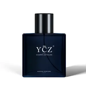 YCZ Midnight Marine Man Cologne Eau De Parfum 1.7oz 50ml Long Lasting Men's Perfume with Floral Fruity Woody Notes for Outdoor Fun - Fragrances Blue Fragrances Blue Fragrance Oud