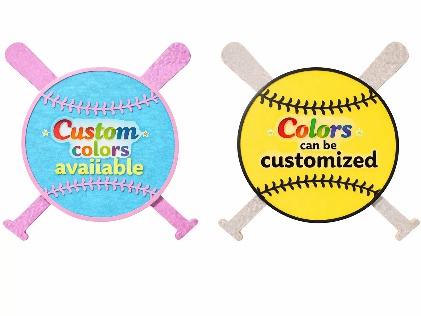 Personalized Softball Name Sign