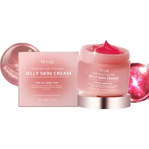 Collagen Jelly Cream, Gentle Ingredients Daily Hydrating Nourishing Facial Moisturizer for Radiant Skin, Deep Hydration and Skin Revitalization Hydrate