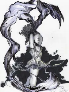 Shade Spin – 8x11 Art Print (The Downtrodden Series)