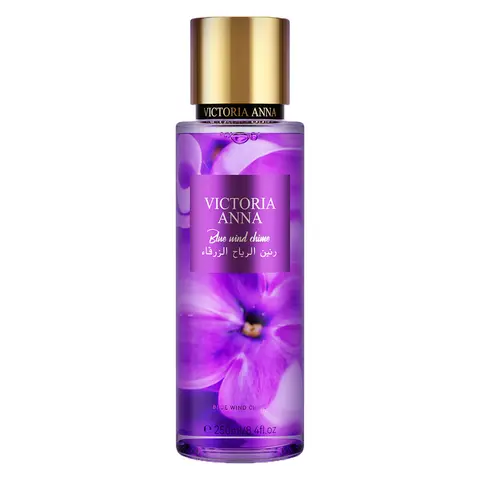 Victoria Anna Blue Wind Chime Unisex Adults' Alcohol-Free EDP Hair & Body Fragrance Mist - 8.4 Fl Oz Bottle, 24-Month Long-Lasting Elegant Fragrance Spray, Ideal for Dating, Gifting